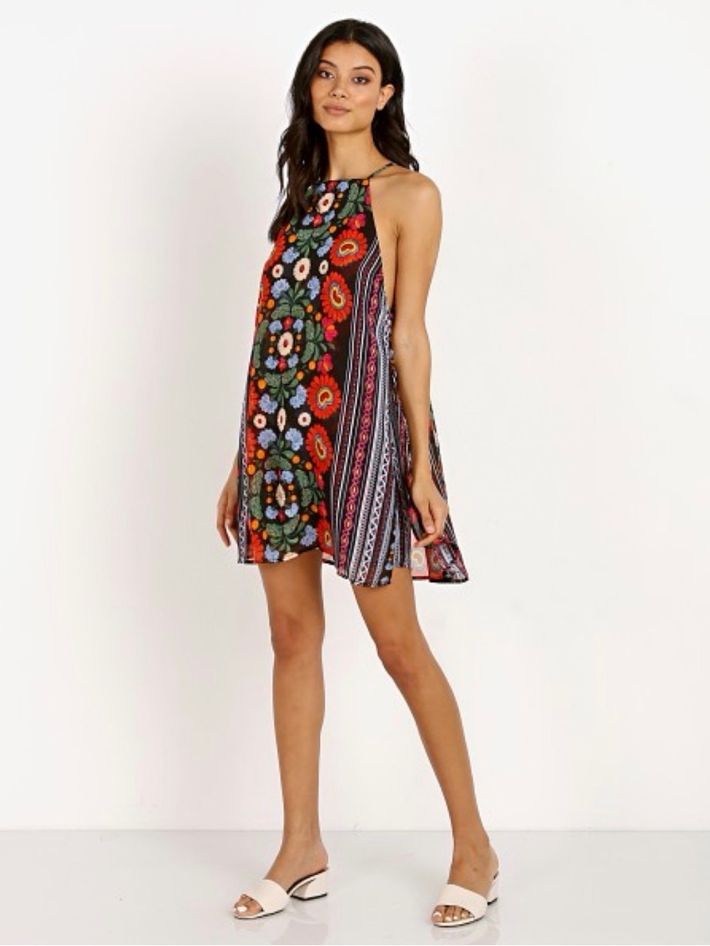 Show Me Your MuMu NWOT Byron Mini Dress in Mexicali